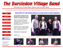Tablet Screenshot of bursledonvillageband.com
